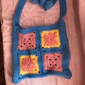 BEACH SUNSET INSPIRED CROCHET BAG